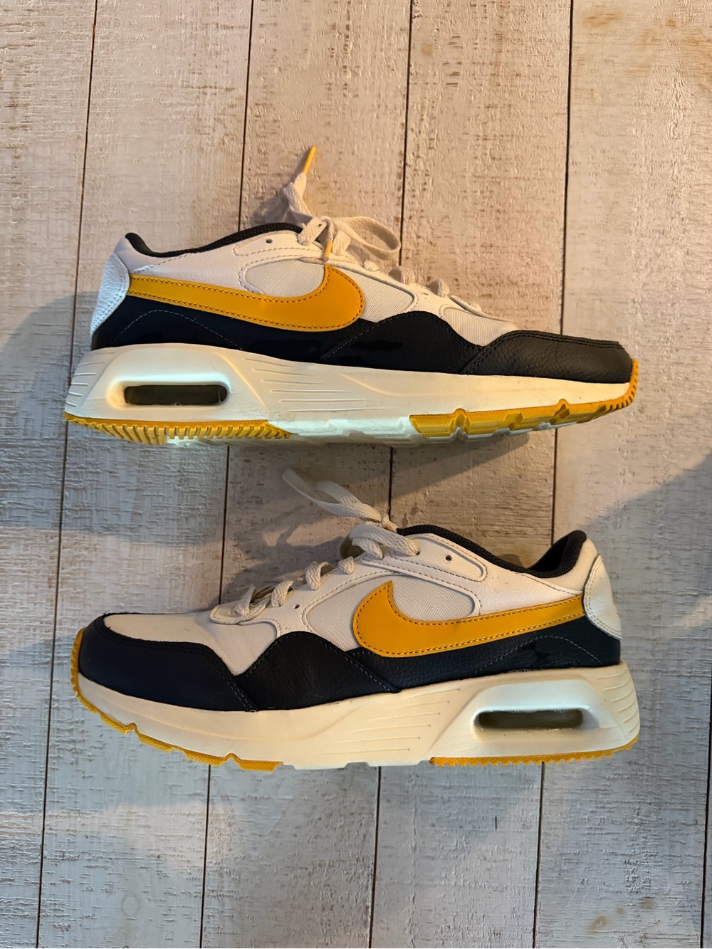 Nike Air Max SC Sneakers | Sail/University Gold/Black | Men’s 9.5 / Women’s 11 - Picture 4 of 7
